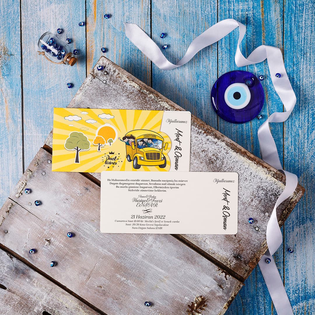 30374 Nolu Sünnet Davetiyesi